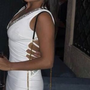 Nye dress white with open sides